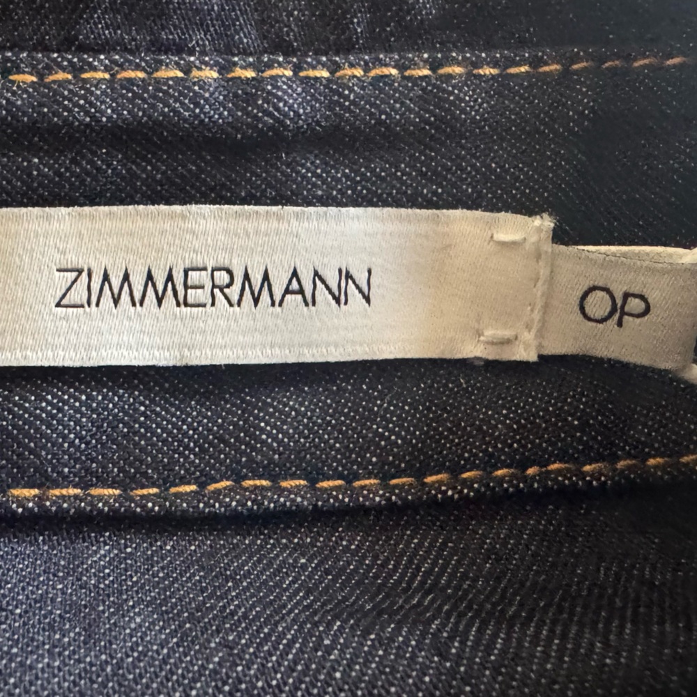 Zimmermann DENIM MINI SHIRT DRESS - Picture 10 of 10